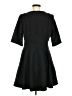H&M Solid Black Casual Dress Size M - photo 2