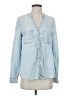Holding Horses 100% Lyocell Blue Long Sleeve Blouse Size XS - photo 1