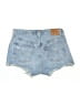 Levi's 100% Cotton Blue Denim Shorts Size 29 waist - photo 2
