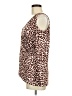 Boston Proper Animal Print Brown Long Sleeve Blouse Size M - photo 5
