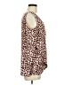 Boston Proper Animal Print Brown Long Sleeve Blouse Size M - photo 4