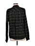 Bella Dahl 100% Rayon Plaid Black Long Sleeve Blouse Size M - photo 2