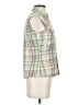 Natural Reflections Plaid Green Sleeveless Button-Down Shirt Size S - photo 4