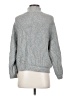 Express Chevron-herringbone Gray Turtleneck Sweater Size XS - photo 2
