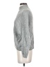 Express Chevron-herringbone Gray Turtleneck Sweater Size XS - photo 5