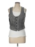 Ambiance Apparel Gray Vest Size L - photo 1