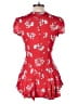 Olivaceous 100% Rayon Floral Red Romper Size L - photo 2