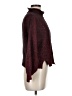 Blue Life Tweed Burgundy Turtleneck Sweater Size M - photo 4