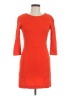 Sandro Solid Orange Casual Dress Size Med (2) - photo 1