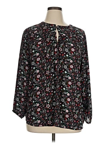 Ann Taylor LOFT Long Sleeve Blouse (view 1)