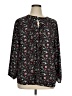 Ann Taylor LOFT 100% Polyester Black Long Sleeve Blouse Size 16 - photo 1