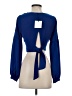 by the way. Blue Long Sleeve Blouse Size S - photo 2