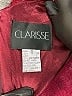 Clarisse 100% Polyester Burgundy Cocktail Dress Size 0 - photo 4