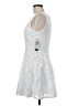 City Studio 100% Polyester Solid White Cocktail Dress Size 7 - 8 - photo 5