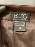 BCBG Black Faux Leather Skirt Size 4 - photo 4