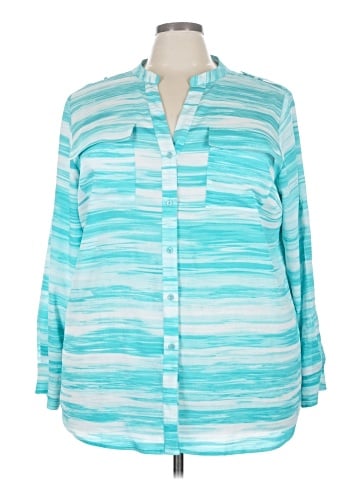 Calvin Klein Long Sleeve Blouse (view 1)
