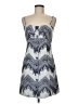 Hutch Chevron-herringbone Blue Cocktail Dress Size 8 - photo 1