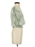 Paper Crane 100% Polyester Green 3/4 Sleeve Blouse Size S - photo 4
