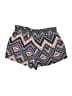 Bobbie Brooks Chevron-herringbone Blue Shorts Size L - photo 2
