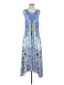 One World Print Blue Casual Dress Size S - photo 1