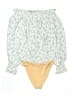 WAYF 100% Polyester Yellow Long Sleeve Blouse Size XS - photo 1