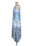 One World Print Blue Casual Dress Size S - photo 5