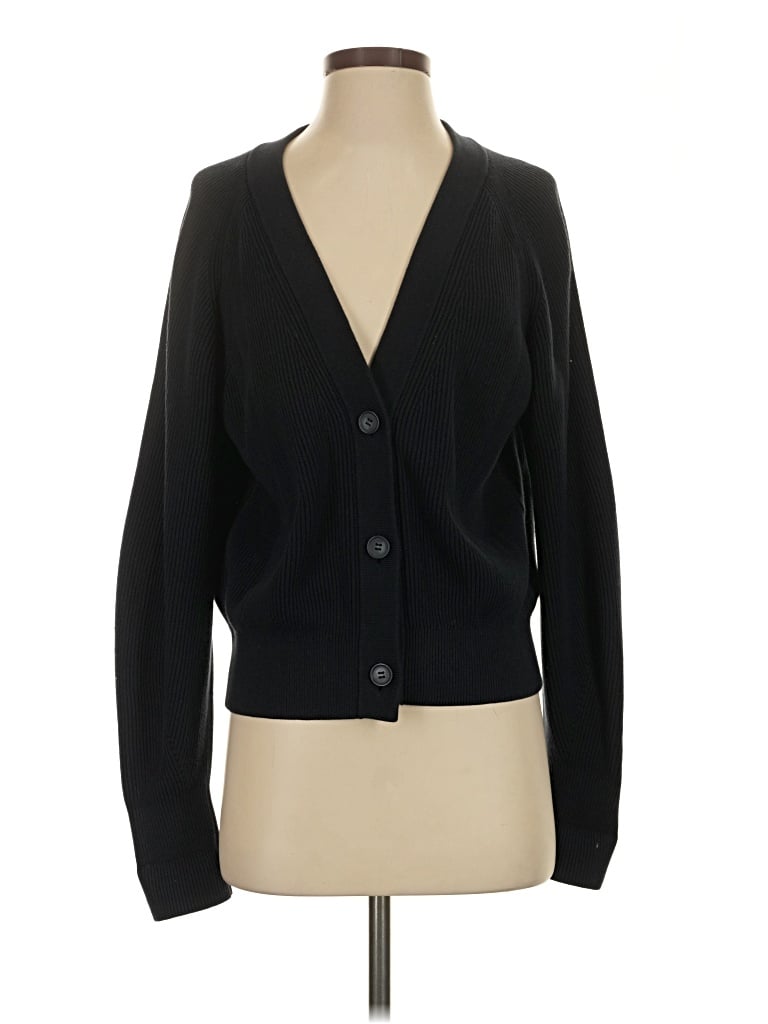 Pre-owned Cos Cardigan Sweater In Black