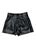Zara Metallic Black Shorts Size S - photo 1