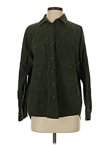 Zara Long Sleeve Button-Down Shirt (view 1)