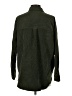 Zara Solid Green Long Sleeve Button-Down Shirt Size S - photo 2