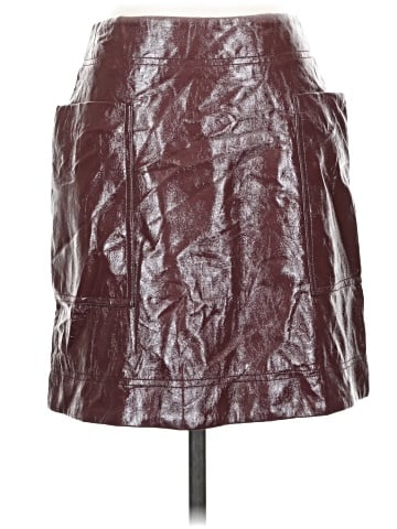 Maeve by Anthropologie Faux Leather Skirt (view 1)