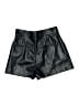 Zara Metallic Black Shorts Size S - photo 2