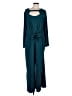 NY Collection Solid Teal Jumpsuit Size 2X Petite - photo 1