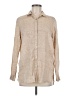 J. McLaughlin Tan Long Sleeve Button-Down Shirt Size M - photo 1