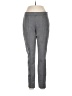 White House Black Market Chevron-herringbone Gray Casual Pants Size 8 - photo 1