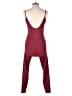 JoyLab Solid Burgundy Jumpsuit Size L - photo 2
