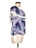 Entro 100% Rayon Purple Short Sleeve Blouse Size L - photo 4