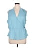 Banana Republic 100% Polyester Blue Sleeveless Blouse Size XL - photo 1