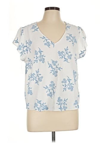 Dictionary Short Sleeve Blouse (view 1)