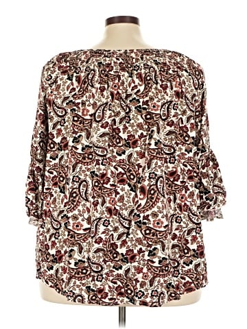 Cato 3/4 Sleeve Blouse (view 2)