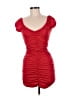 Planet Gold Red Cocktail Dress Size M - photo 1