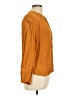 J.Crew 100% Viscose Orange Long Sleeve Blouse Size L - photo 4