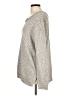 Crown & Ivy Tweed Silver Pullover Sweater Size L - photo 5