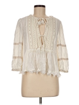Free People 3/4 Sleeve Blouse
