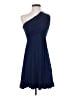Gilli Solid Blue Cocktail Dress Size S - photo 1