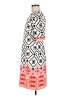 Studio One Graphic Orange Casual Dress Size 8 - photo 5