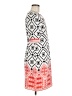 Studio One Graphic Orange Casual Dress Size 8 - photo 4