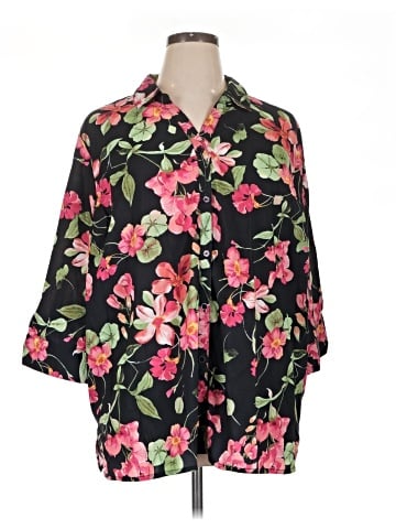 Catherines 3/4 Sleeve Blouse (view 1)