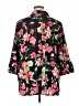 Catherines Floral Black 3/4 Sleeve Blouse Size 1X - photo 2
