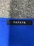 Papaya 100% Polyester Blue Long Sleeve Blouse Size L - photo 7
